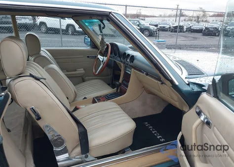 1985 Mercedes-Benz 380 Sl из США, поврежденный, VIN WDBBA45C6FA022313